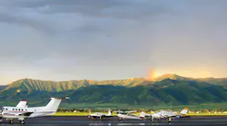 Arlin’s FBO operations located at Bozeman Yellowstone International Airport in Mont. Bozeman Airport serves the Yellowstone Club, Big Sky Resort and Yellowstone National Park.