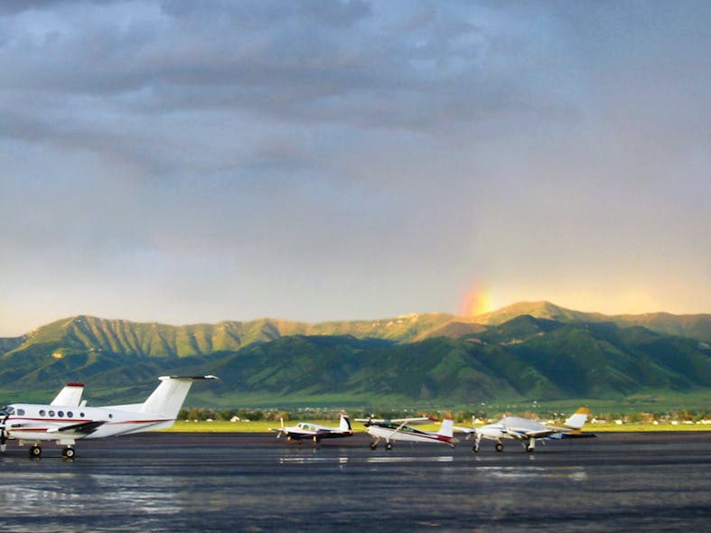 Arlin&rsquo;s FBO operations located at Bozeman Yellowstone International Airport in Mont. Bozeman Airport serves the Yellowstone Club, Big Sky Resort and Yellowstone National Park.