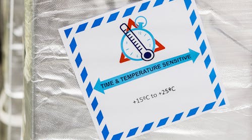 Time and temperature sensitive cargo packaging