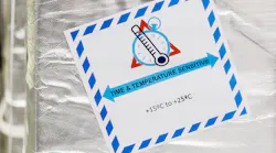 Time and temperature sensitive cargo packaging