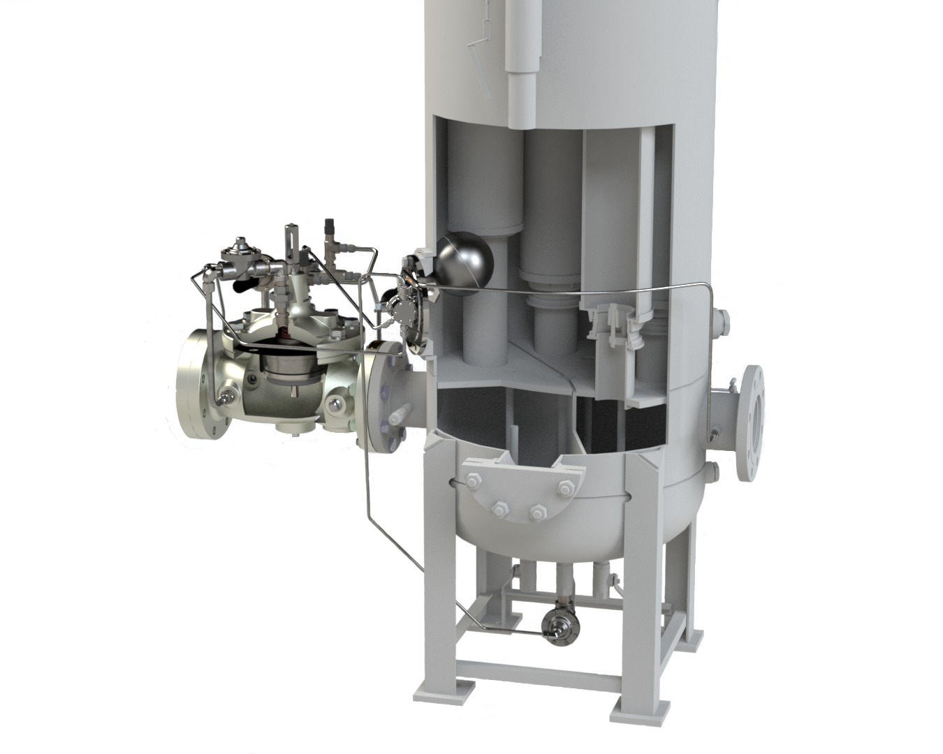 Fueling Pressure Vessel Cleaned Up