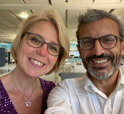 Andrea Gruber, head of special cargo at IATA and Nicola Caristo, CCA secretary general and airline partner manager, SkyCell AG Andrea Gruber, head of special cargo at IATA and Nicola Caristo, CCA secretary general and airline partner manager, SkyCell AG