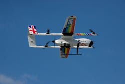 Rainbow One in the air. Rainbow One in the air.