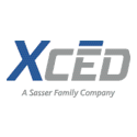 Xced Logo 2c Pms7685 Cool Gray7