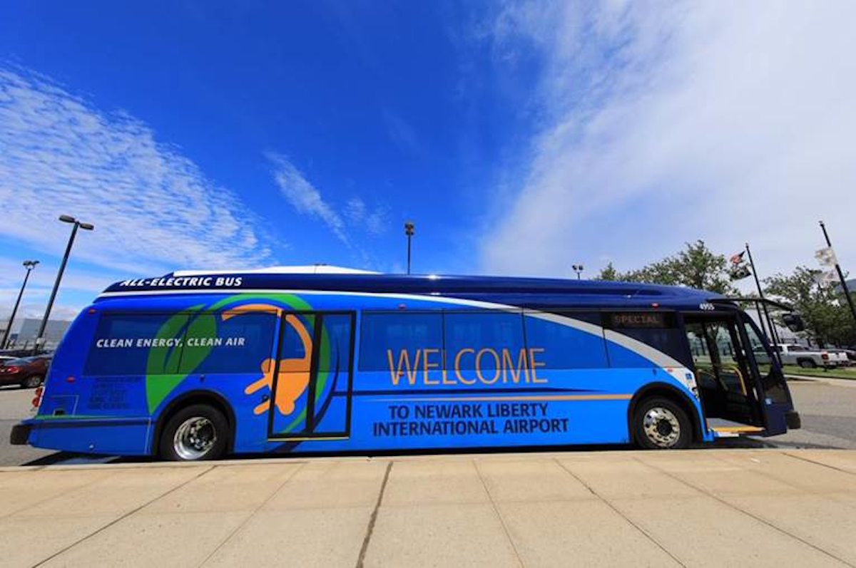 Port Authority Doubles Electric Shuttle Bus Fleet At Airports Becoming The Largest All Electric Fleet On The East Coast Aviation Pros