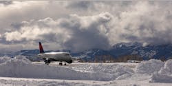 Jackson Hole Airport has to contend with a great deal of plane de-icing for several months each year. Jackson Hole Airport has to contend with a great deal of plane de-icing for several months each year.