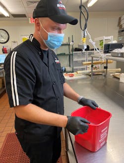 Air Culinaire has enacted strict COVID-19 safety procedures in their kitchen. Air Culinaire has enacted strict COVID-19 safety procedures in their kitchen.