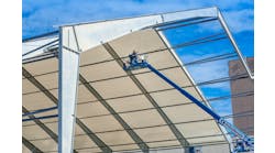 The biggest advancement for modern fabric buildings came several years ago when Legacy Building Solutions took the step of marrying together a tension fabric membrane with a structural steel I-beam frame.