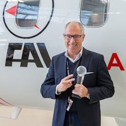 Volker Lemke Head Of Fai Air Ambulance Division With Itij Award