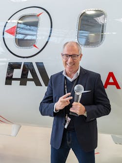Volker Lemke Head Of Fai Air Ambulance Division With Itij Award
