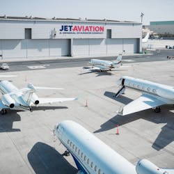Jet Aviation Dubai Hangar