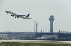 A United Airlines flight takes off at Chicago O Hare International Airport on July 6, 2020 in Chicago.