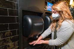 Touch-free restroom fixtures can alleviate fears of germ-transmission, as can signage that we provide to accompany new product installations that communicates the hygienic efficiency of our products. Touch-free restroom fixtures can alleviate fears of germ-transmission, as can signage that we provide to accompany new product installations that communicates the hygienic efficiency of our products.