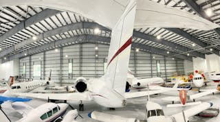 Adding to private jet travel&apos;s seclusion and safety, many St. Thomas jet arrivals are in-bound to hangar their jet in Standard Aviation&apos;s 24,000 square foot hangar and board their yacht.