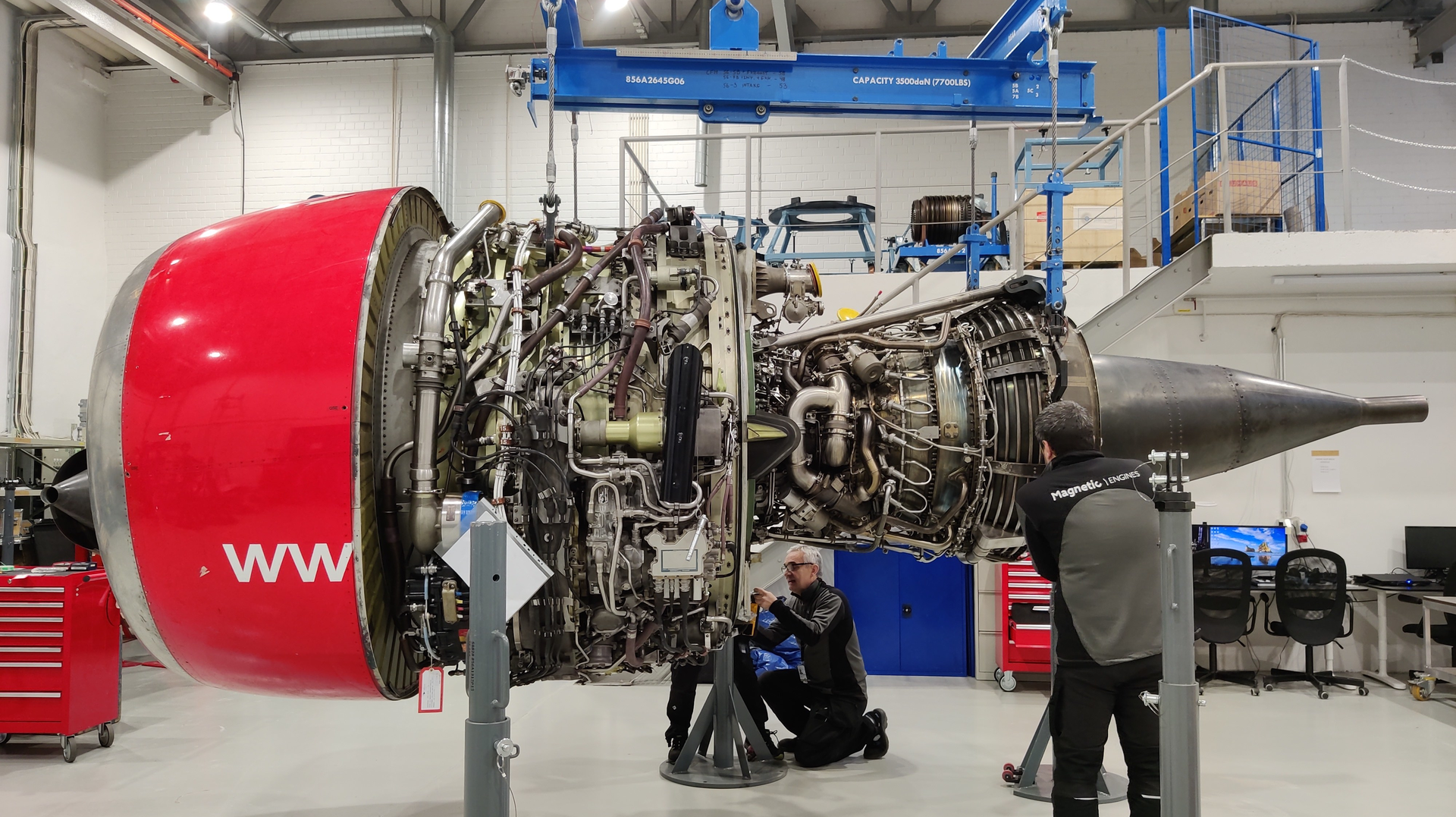Magnetic Engines Performs Its First Combustion Chamber Replacement On Cfm56 7 B Engine 602d4999984e5