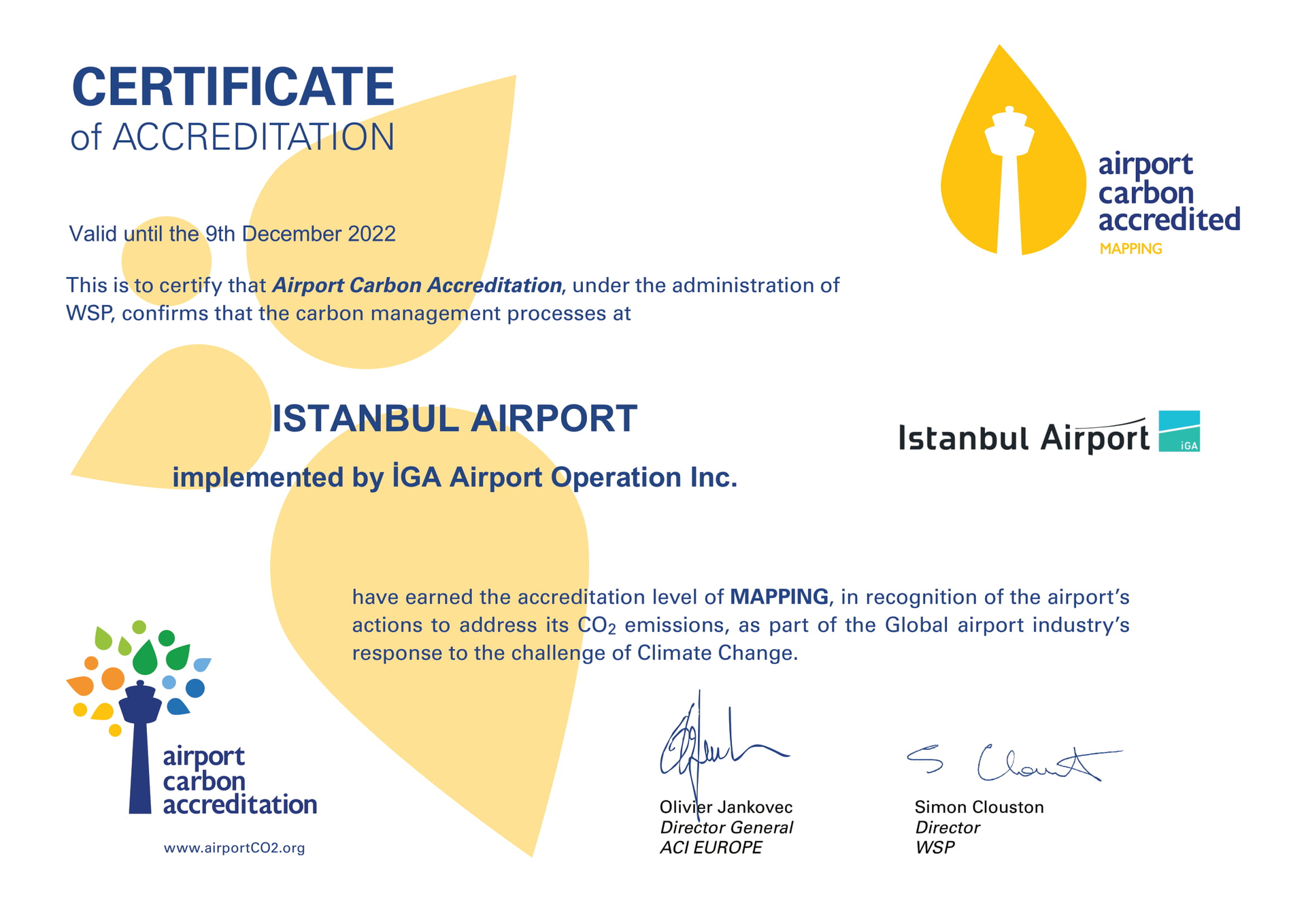 Aca Certificate Europe 2020 2022 Mapping Istanbul 1