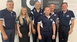 The CJ Aerospace Team, in Australia, has become the latest company to establish a distributor relationship with Airforms, Inc. in the USA. CJA owner, Craig Jones is in the fore-ground.