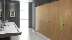 Euro Partitions Float Birch App Occupancy Sensors