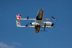 Rainbow One in the air. Rainbow One in the air.