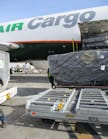 TCR equipment in action with EVA AirCargo.