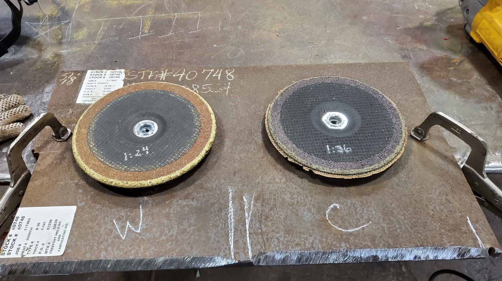 Wcp Grinding Wheel Test