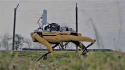 Spot The Robot Patrols Hca Airport Perimeter Fencing 6046498e5b67f