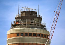 Renovation of the control tower at Orlando International Airport continues Thursday, April 15, 2021. Renovation of the control tower at Orlando International Airport continues Thursday, April 15, 2021.