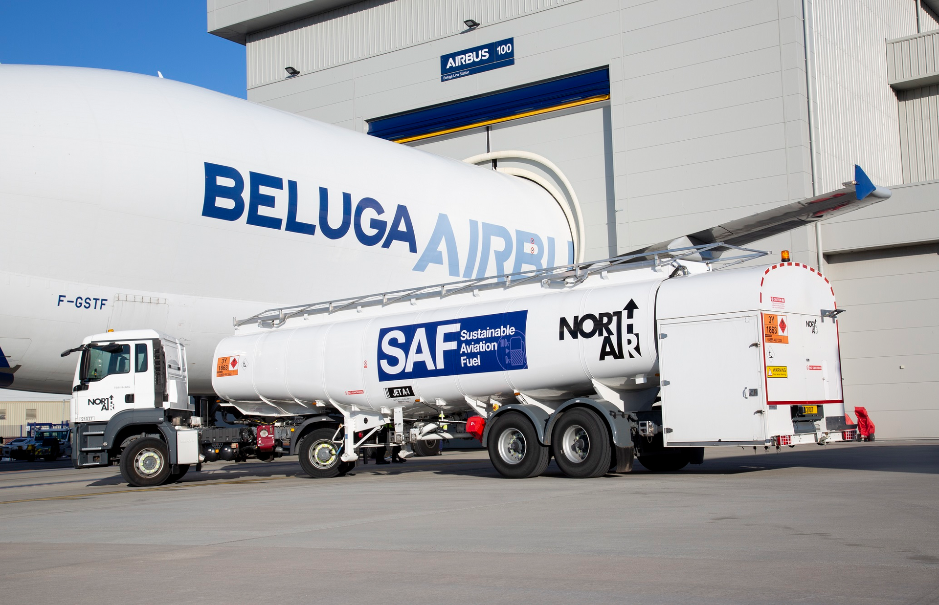 Air Bp Has Supplied Saf To Airbus Owned Hawarden For Fuelling The Beluga Credit Airbus Uk