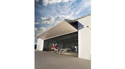 Bi-fold doors feature a unique truss system that keeps them stable up to widths of 90 feet, accommodating some of the largest equipment. Bi-fold doors feature a unique truss system that keeps them stable up to widths of 90 feet, accommodating some of the largest equipment.