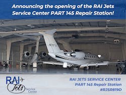 RAI Jets Service Center, a Part 145 FAA-approved Repair Station, operates in tandem with RAI Jets LLC, a jet charter and aviation specialist based at KAZO in Portage and KIRS in Sturgis. RAI Jets Service Center, a Part 145 FAA-approved Repair Station, operates in tandem with RAI Jets LLC, a jet charter and aviation specialist based at KAZO in Portage and KIRS in Sturgis.