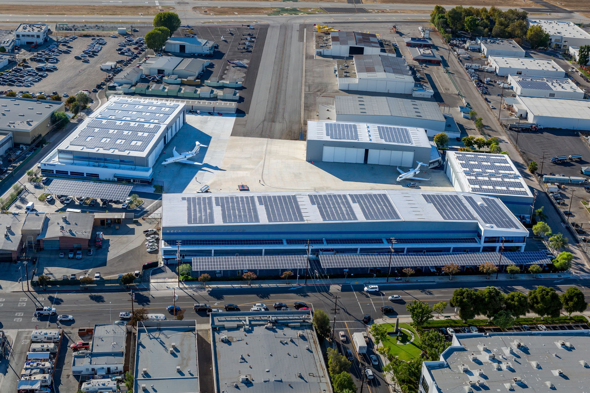 Eligibilities should be reexamined that could leverage public-private partnerships or unique partnerships with businesses located at airports to transition to renewable and solar energy.