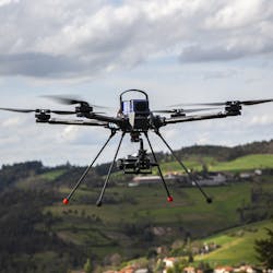 Drone Tundra In Flight