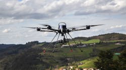 Drone Tundra In Flight