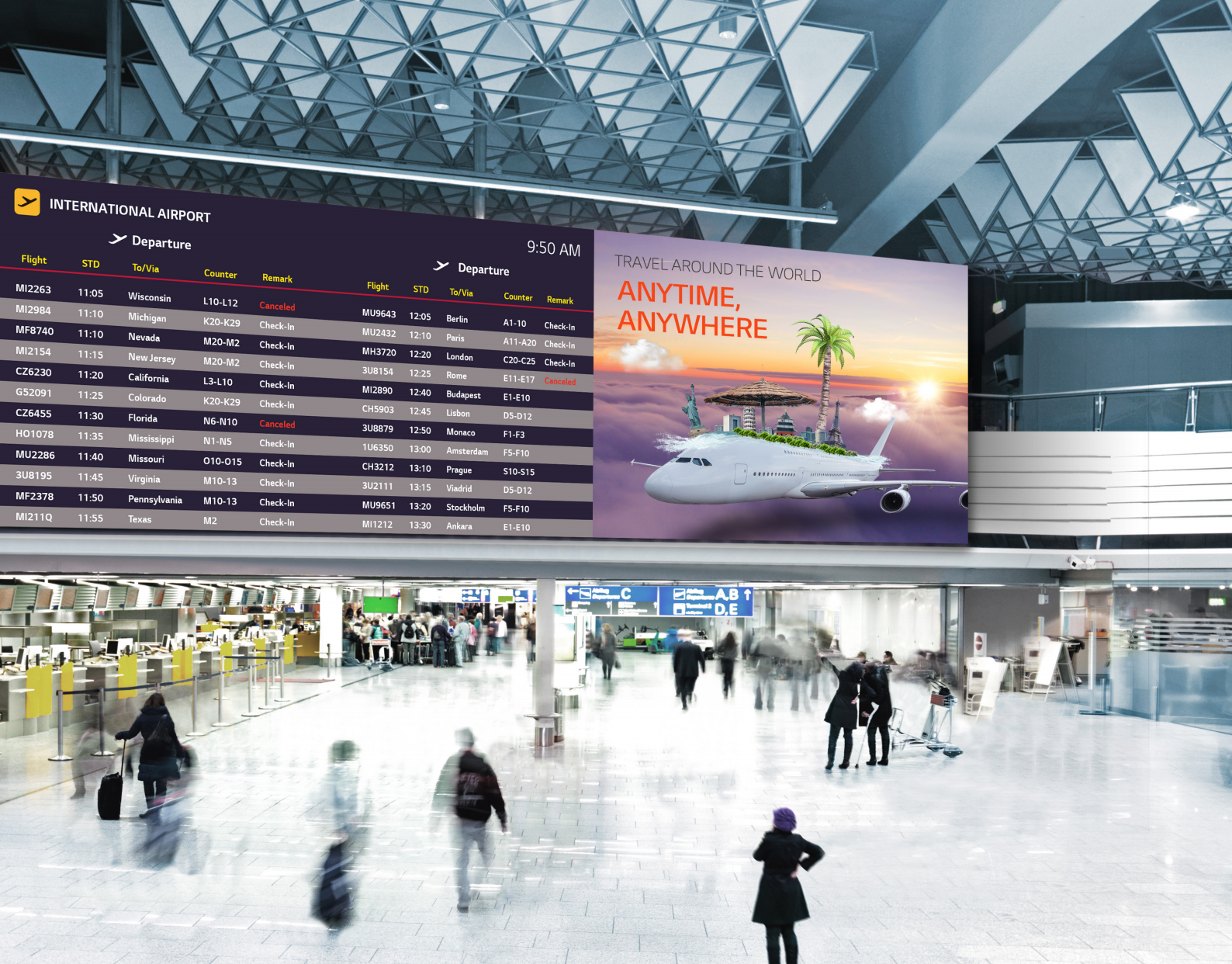 One of the biggest advantages of DVLED technology is the ability to customize the design to fit nearly any specific need, resulting in virtually unlimited size and viewing distance.