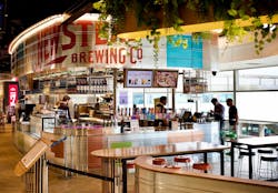 The 300sqm taproom is one of the iconic food and beverage spaces in the Domestic Terminal and is fully fitted with 12 taps, which will showcase the brewery’s core range as well as limited release specials The 300sqm taproom is one of the iconic food and beverage spaces in the Domestic Terminal and is fully fitted with 12 taps, which will showcase the brewery’s core range as well as limited release specials