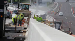 Pictured is construction at Tampa International Airport.