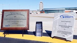 Completed in collaboration with Livonia-based engineering consulting firm C&S Companies and Grand Rapids-based contractor Kamminga & Roodvoets, the $50 million project included the replacement and expansion of 215,000 square yards of concrete in the main terminal area where aircraft are parked, unloaded or loaded, de-iced and refueled. Completed in collaboration with Livonia-based engineering consulting firm C&S Companies and Grand Rapids-based contractor Kamminga & Roodvoets, the $50 million project included the replacement and expansion of 215,000 square yards of concrete in the main terminal area where aircraft are parked, unloaded or loaded, de-iced and refueled.