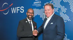Elliott Paige, Director, Air Services Development at Hartsfield-Jackson Atlanta International Airport, with Craig Smyth, Group CEO WFS.