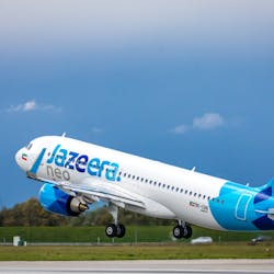 Jazeera Airways 2nd A320neo Oct 18, 2019 (2)