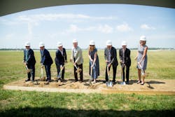 Pictured (from left to right): Dave Roth, Executive Director, Omaha Airport Authority; Dan Longo, Base President, Jet Linx Omaha; Jamie Walker, President & CEO, Jet Linx Aviation; Denny Walker, Founder, Jet Linx Aviation; Kristine Karnes, Willy Theisen and John Lund, Omaha Airport Authority Board Members; and Omaha Mayor Jean Stothert. Pictured (from left to right): Dave Roth, Executive Director, Omaha Airport Authority; Dan Longo, Base President, Jet Linx Omaha; Jamie Walker, President & CEO, Jet Linx Aviation; Denny Walker, Founder, Jet Linx Aviation; Kristine Karnes, Willy Theisen and John Lund, Omaha Airport Authority Board Members; and Omaha Mayor Jean Stothert.