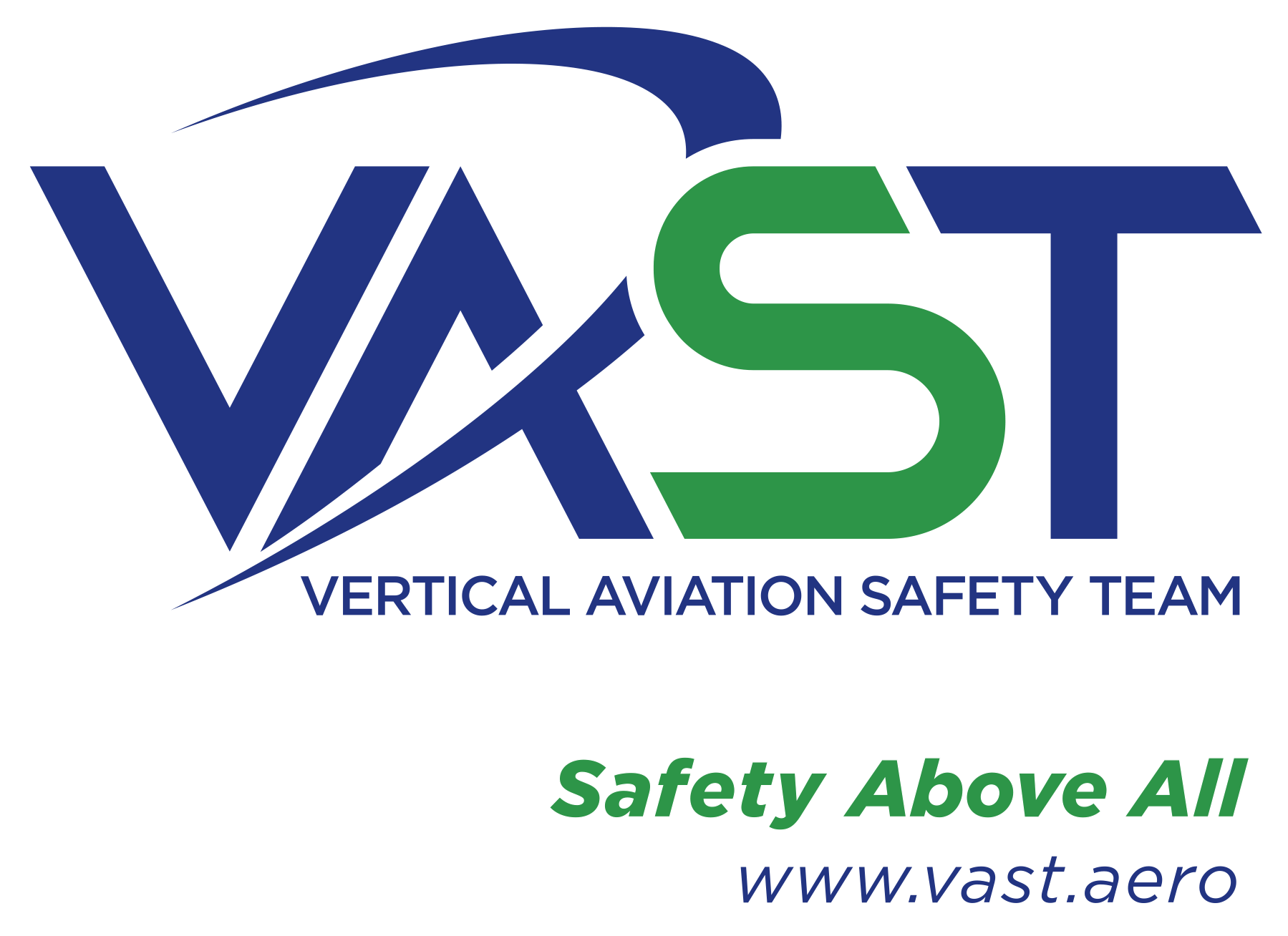 Vast Logo With Tagline Stacked