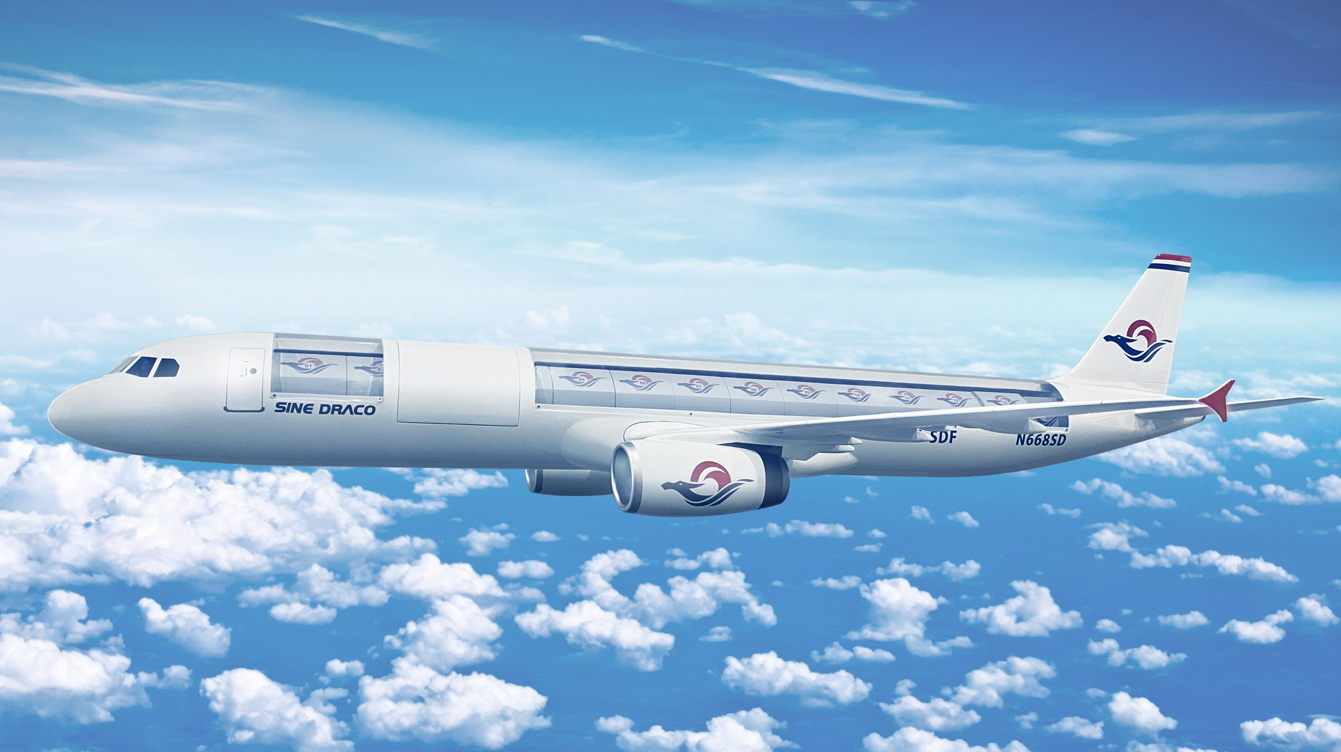 Sine Draco A321-200 SDF Rendering