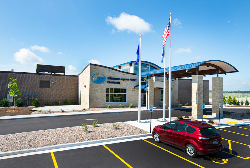 Wittman Regional Airport Holds Ribbon Cutting on New Terminal