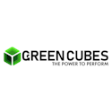 Green Cubes Logo Tagline Color