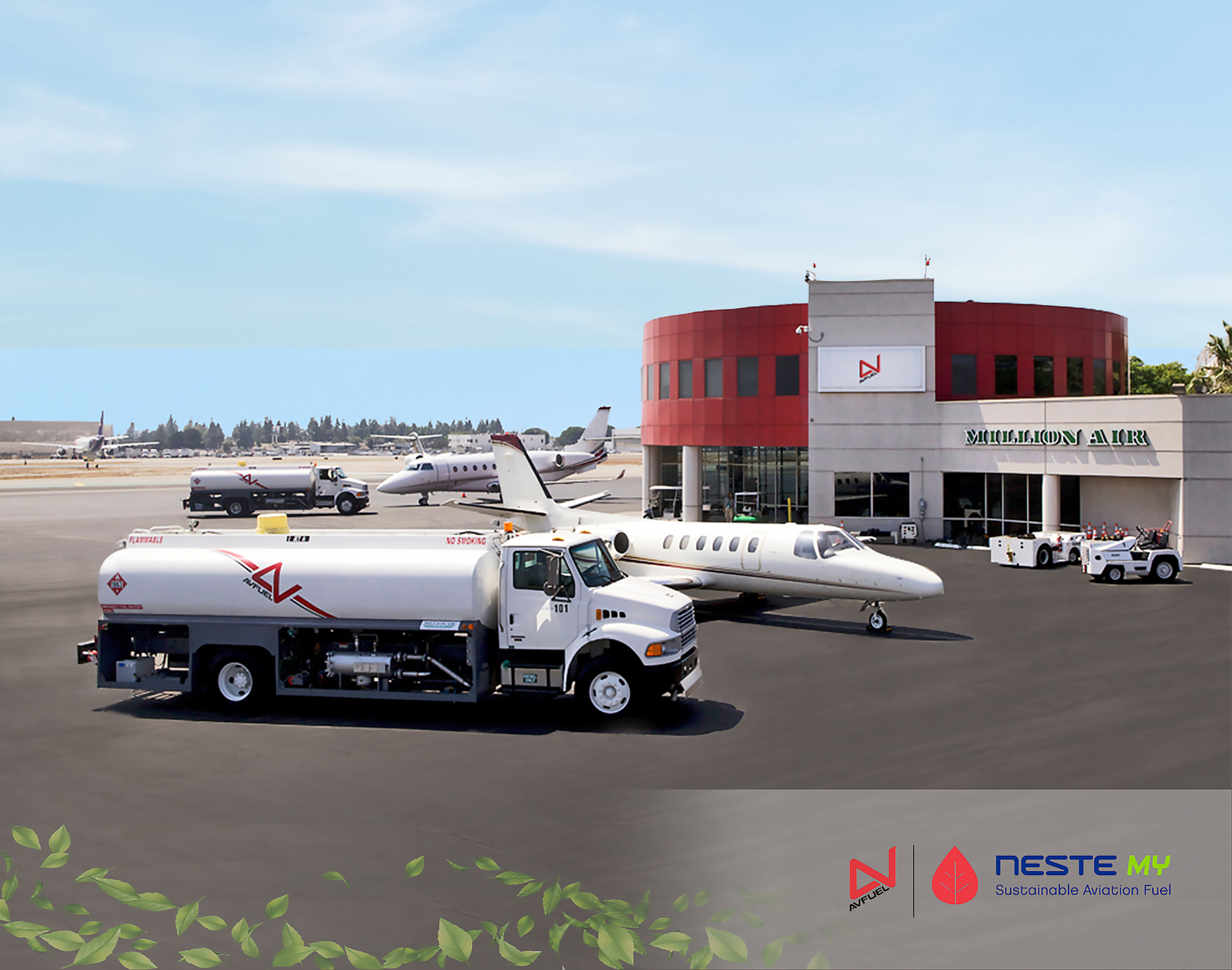 Image To Accompany Avfuel Supplies Million Air Bur With Saf