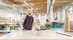 A new 8,000 square-meter production center at the Jet Aviation maintenance and completion facility in Switzerland brings the cabinet shop, interiors and finishing shops, and sheet metal shops together in one location.
