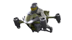 Rendering of Speeder HSVTOL in piloted configuration.