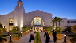 Santa Barbara opened its 72,000-square-foot, Spanish Colonial Revival-style terminal on Aug. 18, 2011. Santa Barbara opened its 72,000-square-foot, Spanish Colonial Revival-style terminal on Aug. 18, 2011.