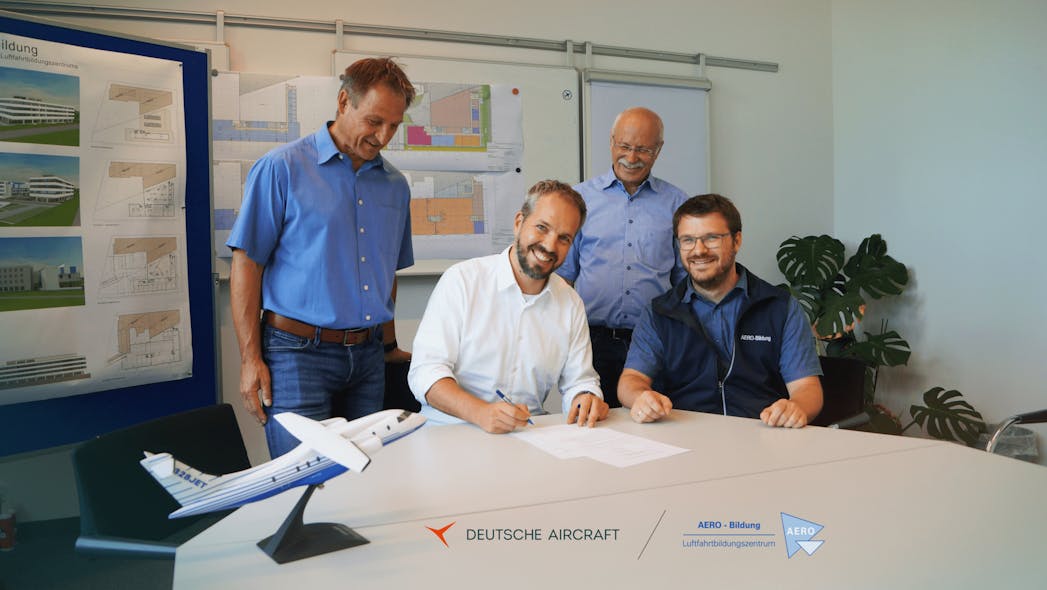 German aircraft OEM Deutsche Aircraft and AERO-Bildung, an aviation training center in Bavaria, have signed an agreement to jointly train future aviation mechanics.