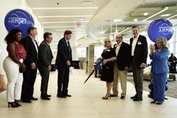 The expanded terminal provides a variety of passenger amenities and services to accommodate increased passenger traffic and demand. The expanded terminal provides a variety of passenger amenities and services to accommodate increased passenger traffic and demand.